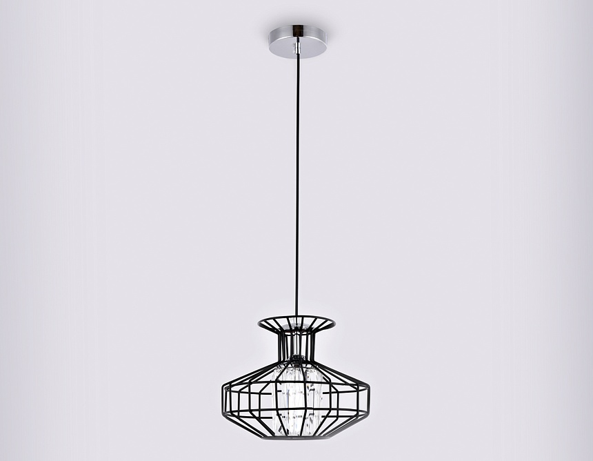 TR5850 BK/CL черный/прозрачный E27 max 40W D240*1200